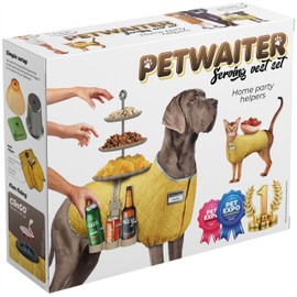 Gift Box with the Image of the Fake Absurd Funny Product, Joke Gift Box for Men, Size 11.42” x 9” x 3.54”, Perfect for Birthday (Pet Waiter)