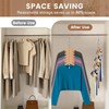 NAKBINX 5 Pack Space Saving Hangers Organizer: Collapsible Heavy Duty
