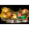 Christmas Hanging Window Lights Santa and Sleigh, Snowman,Bells and Reindeer.