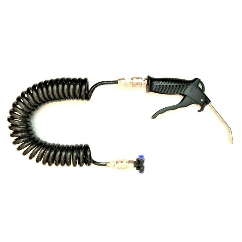 Compressed Air Gun 5 m Spiral Hose T-Piece Blow Gun