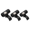 Sarini 3PCS Outdoor Trekking Pole External Lock Buckle Aluminum Alloy