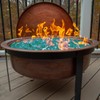 YISZM Fire Glass for Propane Fire Pit, 1/2 Inch High