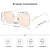 Appassal Oversized Snake Sunglasses for Women Men Large Rectangular Y2K