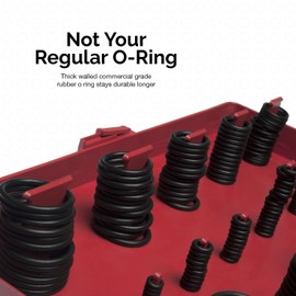 NEIKO 50444A Rubber O-Ring Assortment Kit, Buna-N Gasket Sealing Rings and Replacement O-Rings, 32 Metric Sizes, 419-Piece Kit