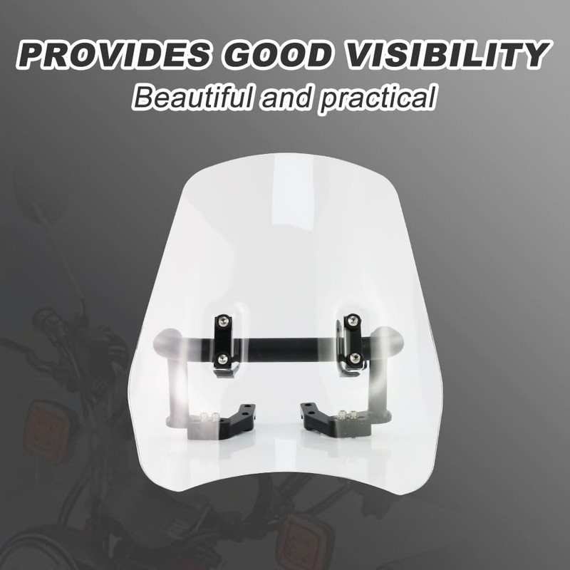 Xitomer Windshield Windscreen Fit for CRF300L 2021-2024 CRF250LS 2021-2023, CRF250L