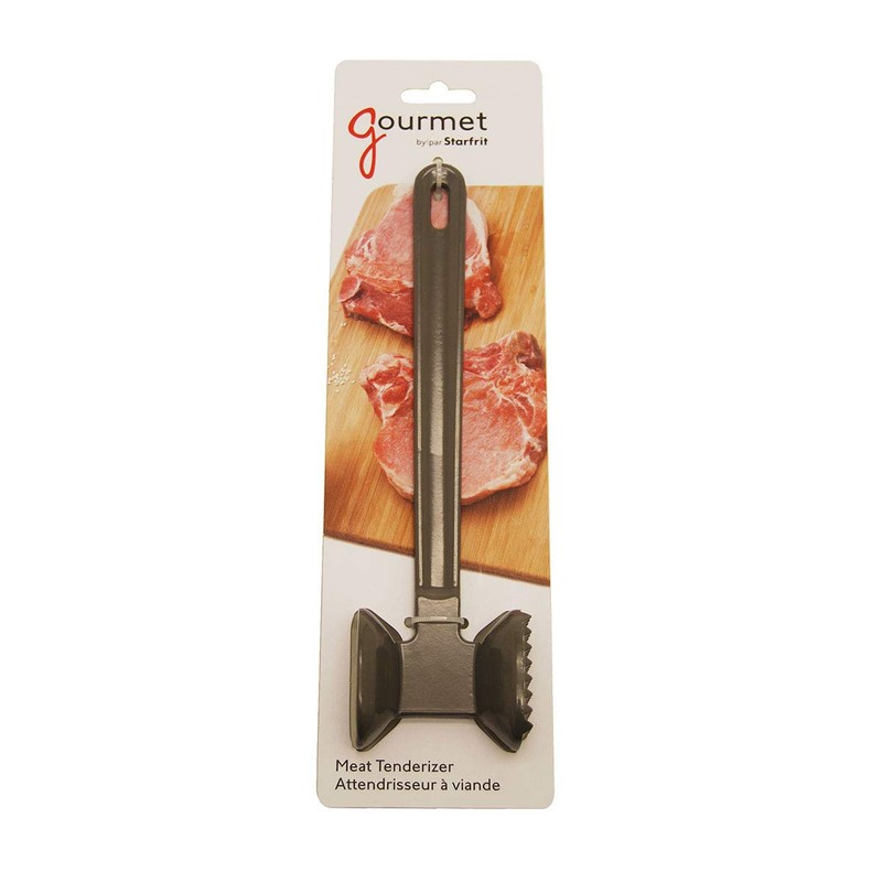 Gourmet by Starfrit 80469 Meat Tenderizer, Black 2.5X 9X 2