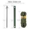 Heavy Duty Tree Stake Kits, 15.75 Inch Steel Tree Stakes