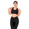 Asul Conjunto Deportivo Mujer de 2 Piezas Set de Entrenamiento