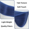 Dark Blue Braiding Hair Pre Stretched 6 Packs Synthetic ez
