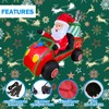 BLOWOUT FUN 6ft Length Inflatable Christmas Golf Cart with Santa