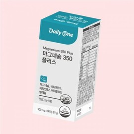 Daily One Magnesium 350 Plus High Capacity 900mg / 데일리원 마그네슘 350 플러스 고함량 대용량 900mg X 90정 1통 2146292750 4894747