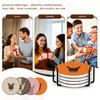 Light Luxury Cat Monogram Ceramic Round Absorbent Coasters with Cork