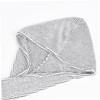 FOMIYES Bamboo Carbon Fiber Fast Dry Hair Towel Super Absorbent