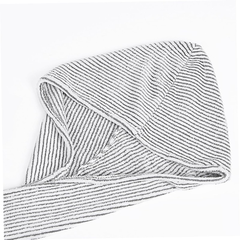 FOMIYES Bamboo Carbon Fiber Fast Dry Hair Towel Super Absorbent