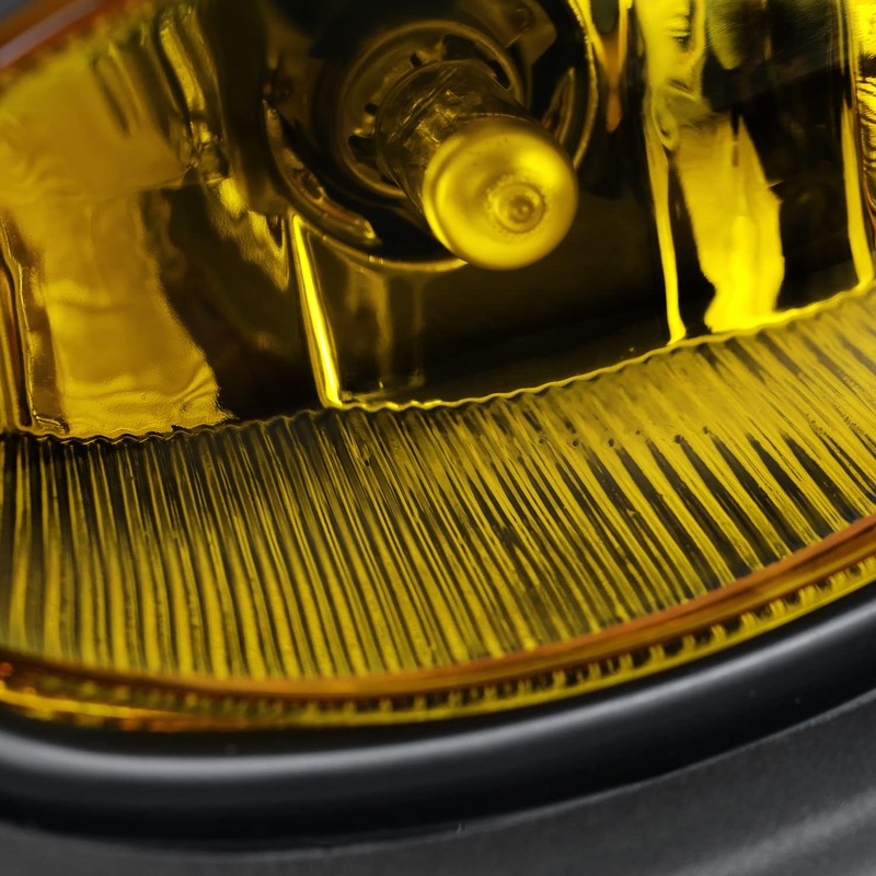 SPEC-D TUNING Yellow Fog Lights + H11 Bulbs Compatible with