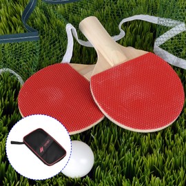 M METERXITY Set of 2 Table Tennis Racket Covers - Table Tennis Racket Case Bag 10.8 x 7" Black