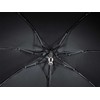 Ultra Mini Pocket Umbrella Petito Small Lightweight Windproof Letters, black-white,