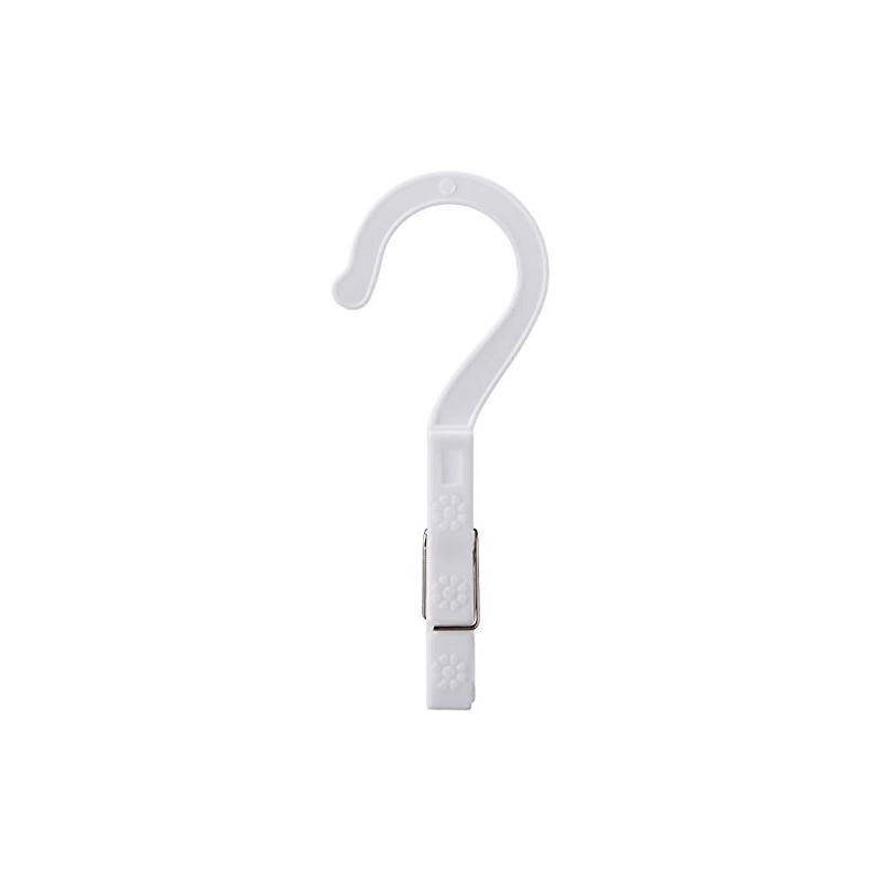 Fox Run Laundry Hooks, Set of 10 Clothing Pin Hooks,
