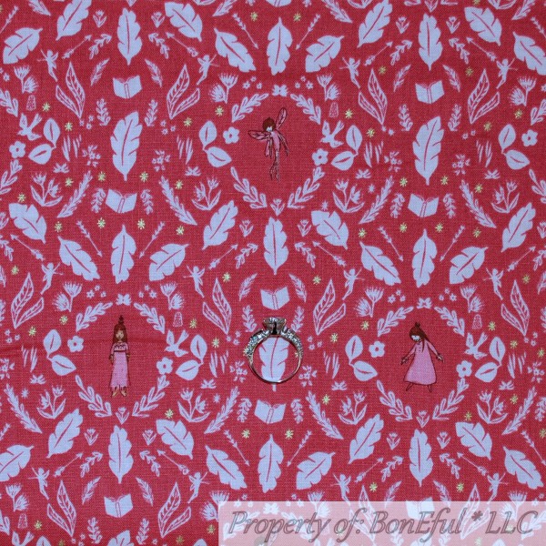 Michael Miller Fabrics BonEful FABRIC FQ Cotton Quilt Red Pink