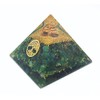 Orgonite Pyramid with Real Gemstones Energy Harmonisation with Healing Stones