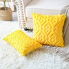 Artscope Set of 2 Wool Cushion Covers, Soft, Plush, Short