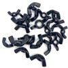 Yoliko 26 Pcs 4 Sizes 3/16",1/4",5/16",3/8" Wingnuts, Quality Carbon Steel