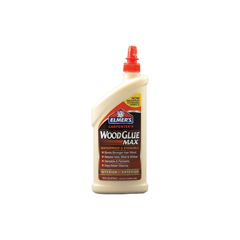 Elmer's E7310 - Pegamento para madera de carpintero Max, interior/exterior,