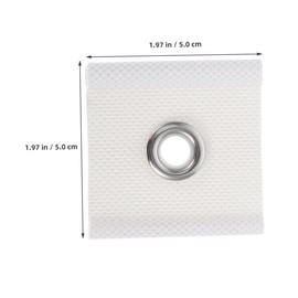 BUGUUYO 8pcs Rv Awning Eyelet Hooks Lightweight Portable PVC Coated Hardware for Canopy and Outdoor Use Easy Installation Compatible with Rv Shade Accessories