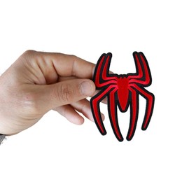 Red Spider Patch - 3x4 inch - Embroidered Iron on Patch