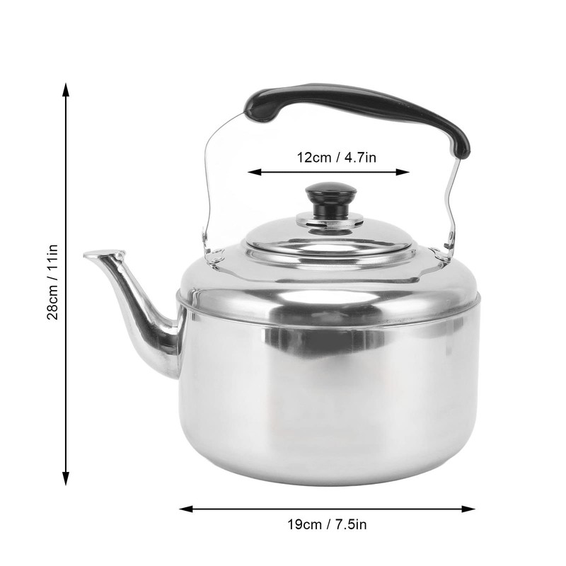 Whistling Teapots,Tea Kettle Anti Rust Stainless Steel Comfortable Grip Kettle