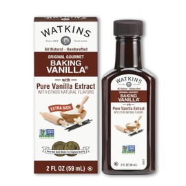 Watkins Original Gourmet Baking Vanilla with Pure Vanilla Extract, 2 Fl Oz, 1 Count (Packaging may vary)