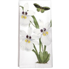 Mary Lake-Thompson Montgomery Street Moth Orchid Cotton Flour Sack Kitchen Dish Towel