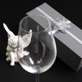 Gift Bow, Gift Wrapping, Decoration, Pack of 18, Silver Butterfly Knot Gift Bow, Gift Bows for Christmas and Birthday, 7.6 cm/5.6 cm