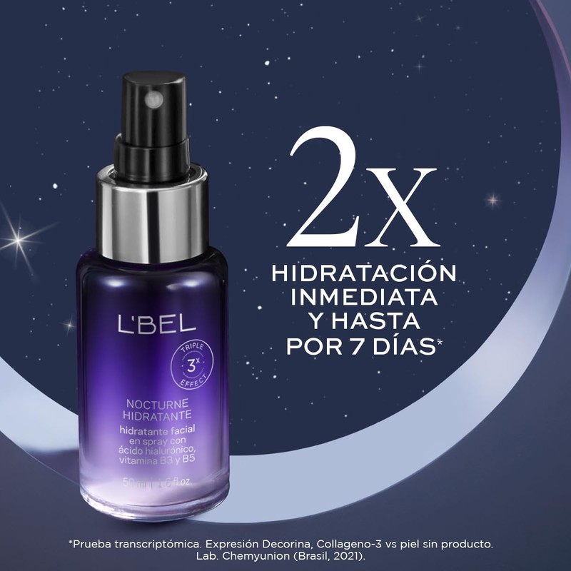 L'BEL - Nocturne Hidratante Facial Renovación Nocturna