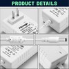 Facmogu 60W 12V 5A Power Adapter, AC 100-240V to DC