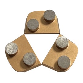 Diamond Grinding Discs for Lavina and Edco Magnatrap Grinders, Set of 3, Soft Bond, 60/80 Grit