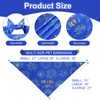 Agroon Blue Dog Birthday Bandana Boy XLarge 1PCS, Durable Triangle