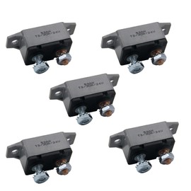ZOOKOTO 5pcs 12-24V 30 Amp ATV blot Resettable Circuit Breaker Fuse Holder 30A