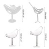 FEIlei Glass Cup, 150Ml Creative Bird Shape Cocktail Goblet Glass