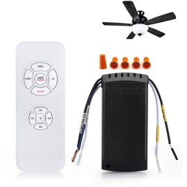 QIACHIP Universal Wireless Ceiling Fan remote control kit Timing 110V 220V lamp remote controller Transmitter and Receiver Wireless Switches