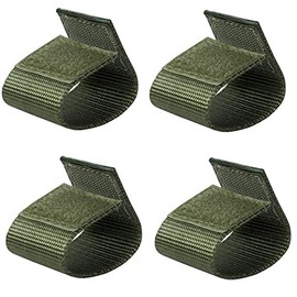TACNEX Duty Belt Keepers w/Hook and Loop Closure for 2"-2.25" Wide Tactical Belt Accessories Nylon Loops for Police Security Law Enforcement 4 PCS