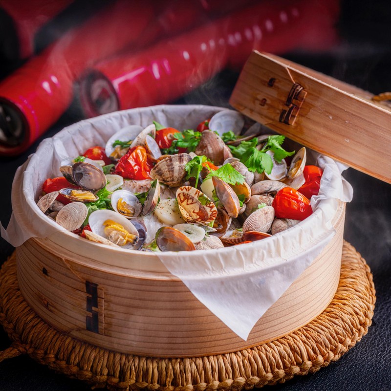 Cedar Chinese Seiro, 7.1 inches (18 cm), Lid Included, 2
