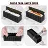 Herramienta De Sushi, Molde Para Hacer Sushi Rollos 11 Pzs