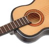 Guitar Model Lifelike Decorative Wooden Miniature Guitar Ornament for Christmas