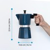 GROSCHE Milano Stovetop Espresso Maker Moka Pot 9 Espresso Cup,