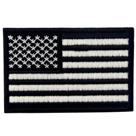 American Flag Coat of Arms USA United States Military Applique Glow in the Dark Iron/Sew-on Embroidered Patch