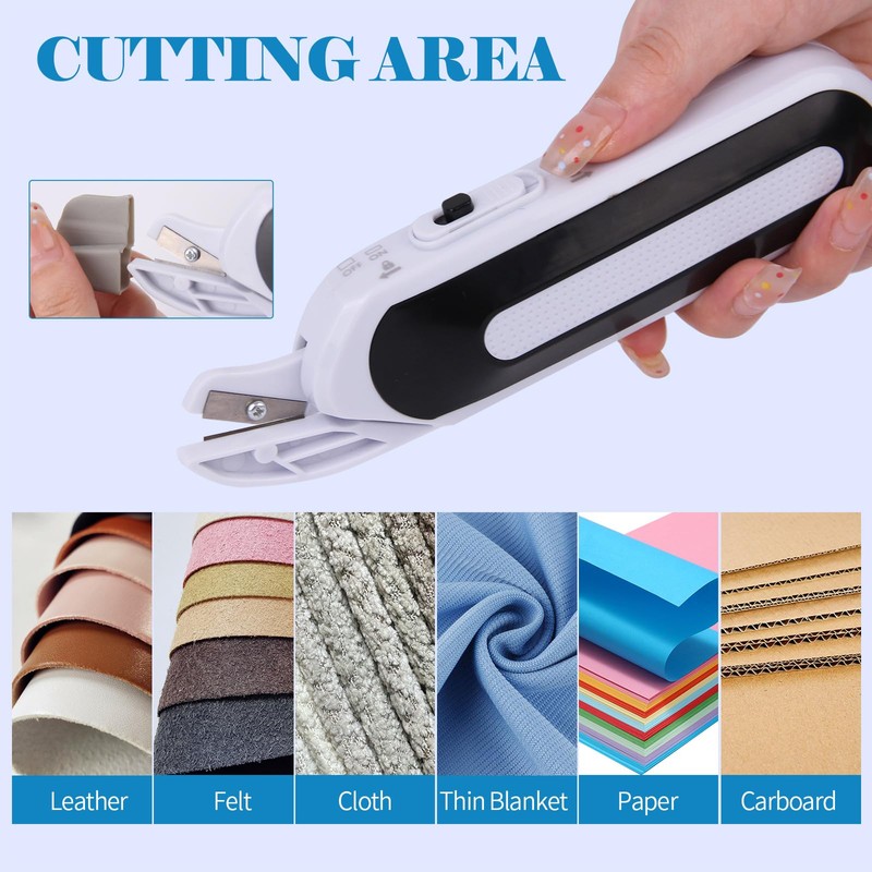 HKC Wireless Electric Scissors, Portable Electric Tailoring Scissors, Fabric Cutter