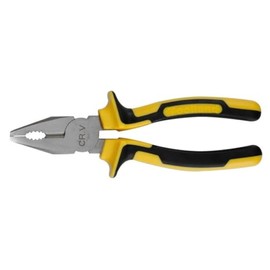 Tool HP01 N Chrome Vanadium Steel Combination Pliers, 165 mm long, black/yellow