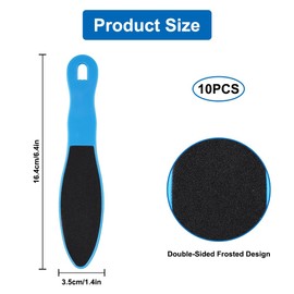 10 Stück Hornhaut Feile, Doppelseitige Hornhautraspel Fuß, Hochwirksame Pediküre Raspel Fußfeile, Fußfeile Hornhautfeile Set für verhärtete oder trockene Haut zur Entfernung abgestorbener Haut