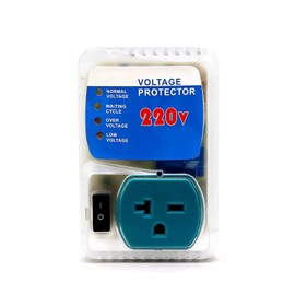 BSEED Enchufe de Aparato Electrodoméstico Protectores contra Sobretensiones Tensión Salida de Corriente 220 V 4400 Watts 1 Paqiete